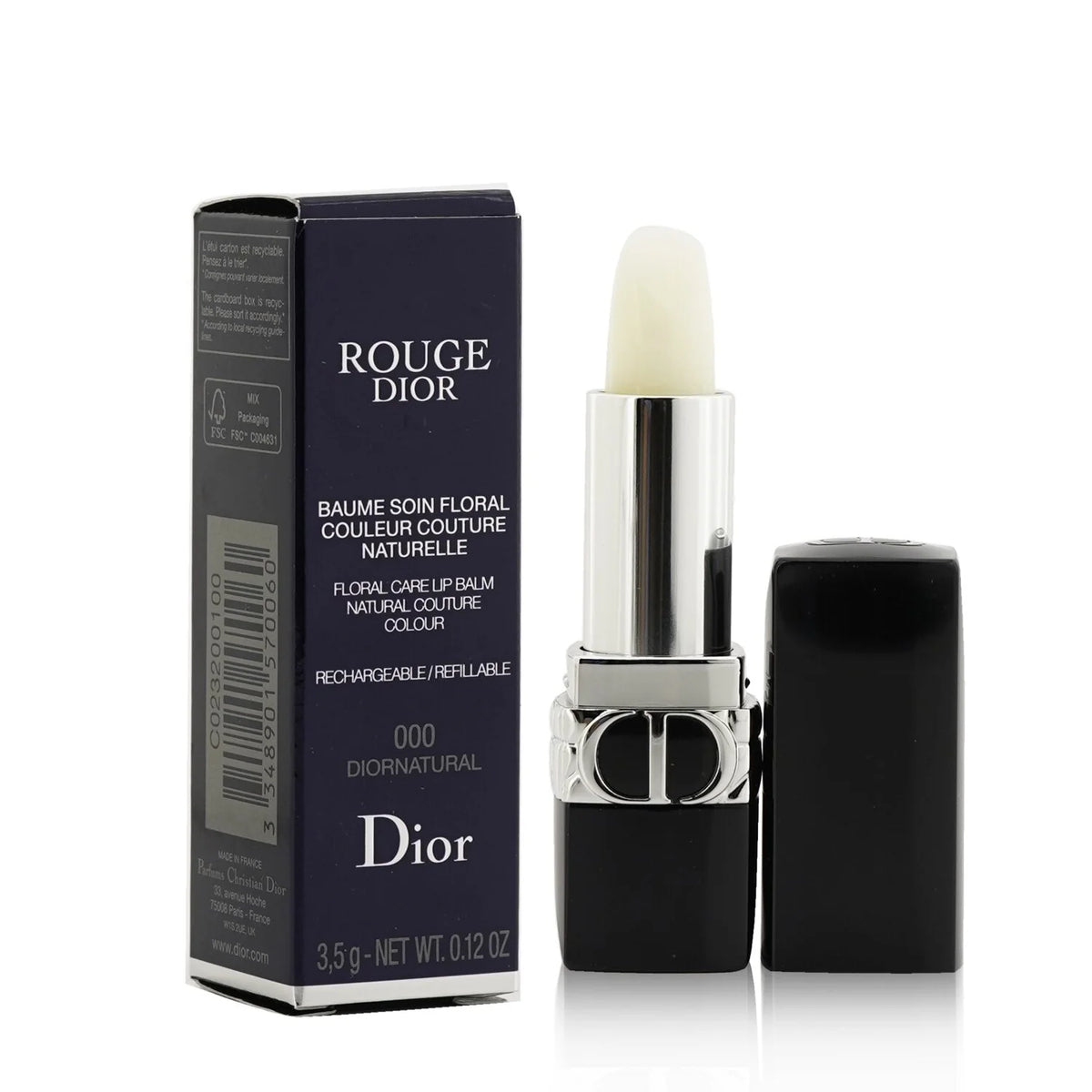 Rouge Dior Couture Colour Refillable Lipstick - # 999 (Satin) 3.5g/0.12oz Z1648