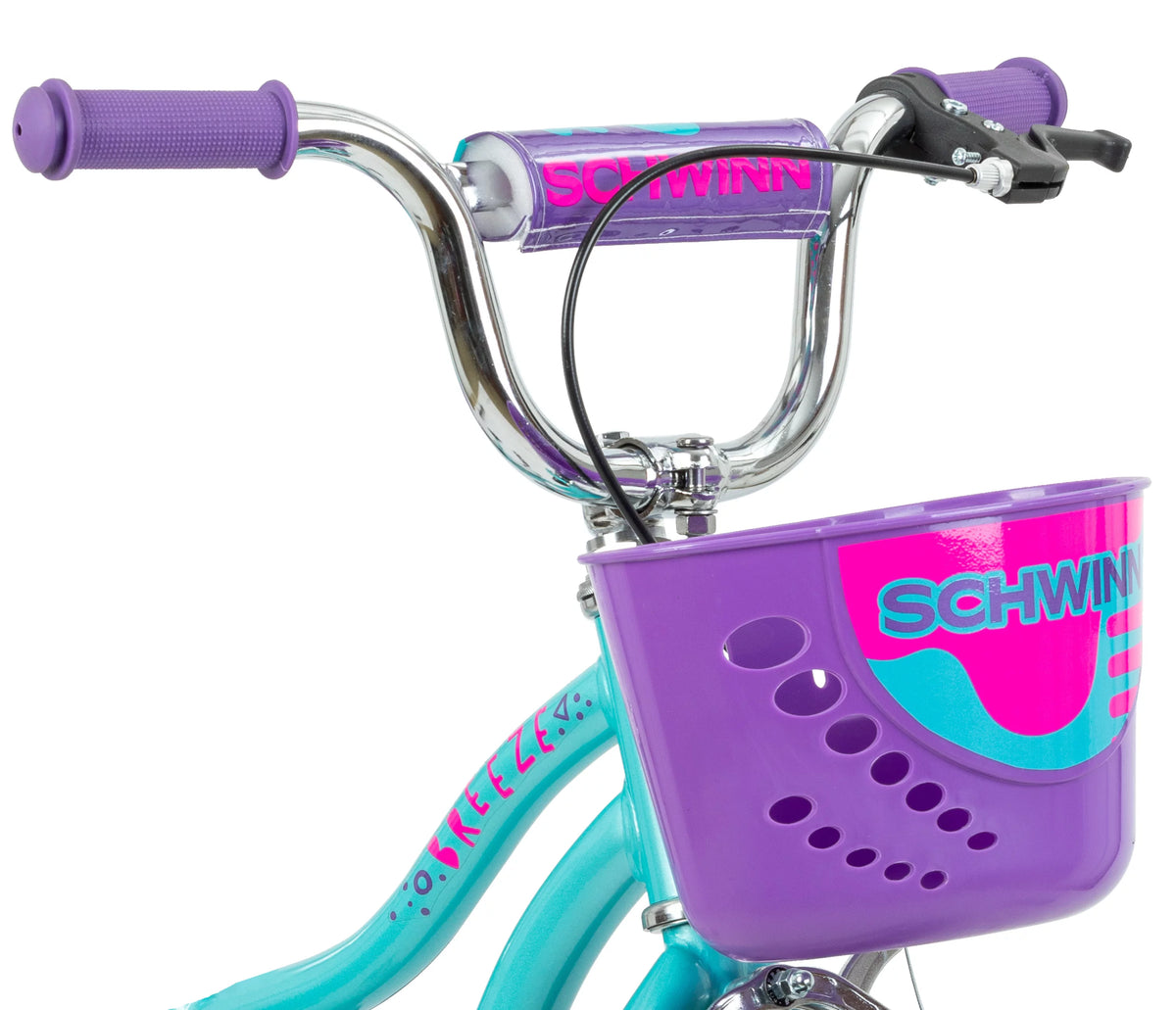 Teal 12 Kids Bike with Basket C480457