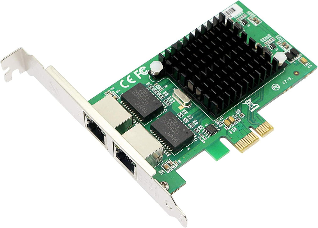 Dual Port Gigabit Ethernet PCI Express Network Card Pack of 2 D210330