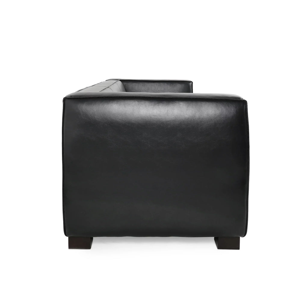Faux Leather 3 Seater Sofa B49333