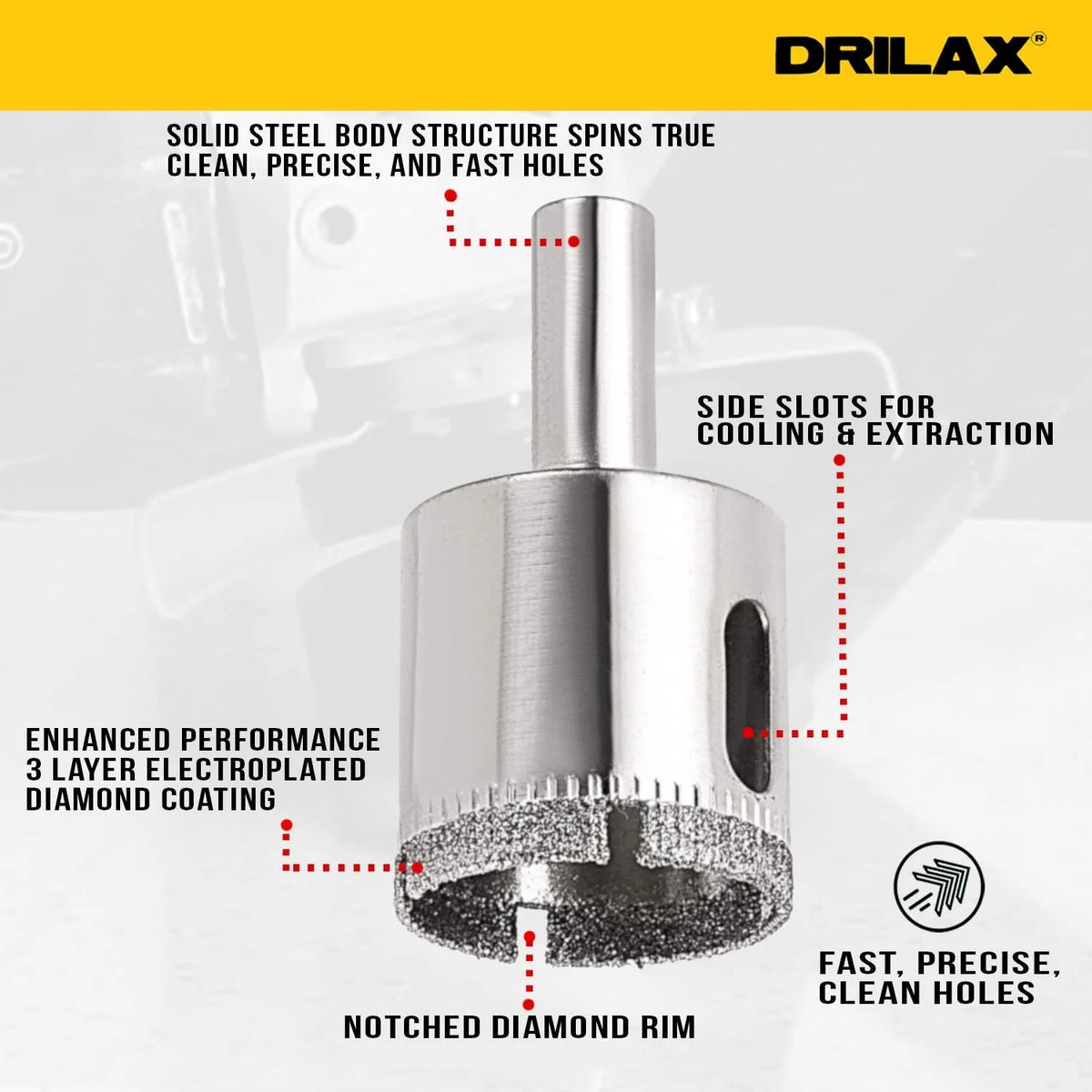 Diamond Drill Bit 10 Pieces Set O63864