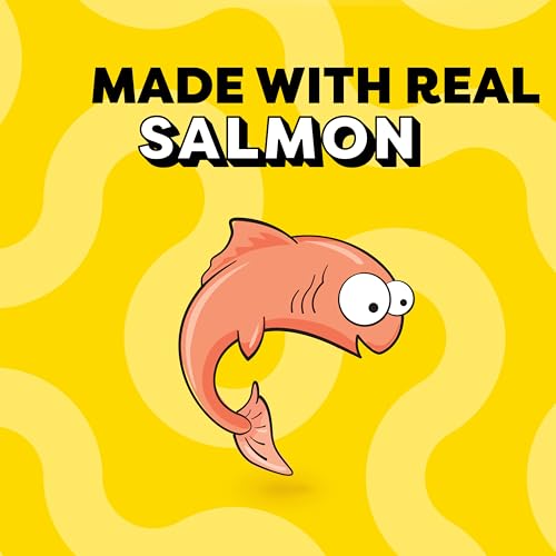 Squeezable Wet Cat Treats with Salmon, 0.42 oz, 44 Count B1526