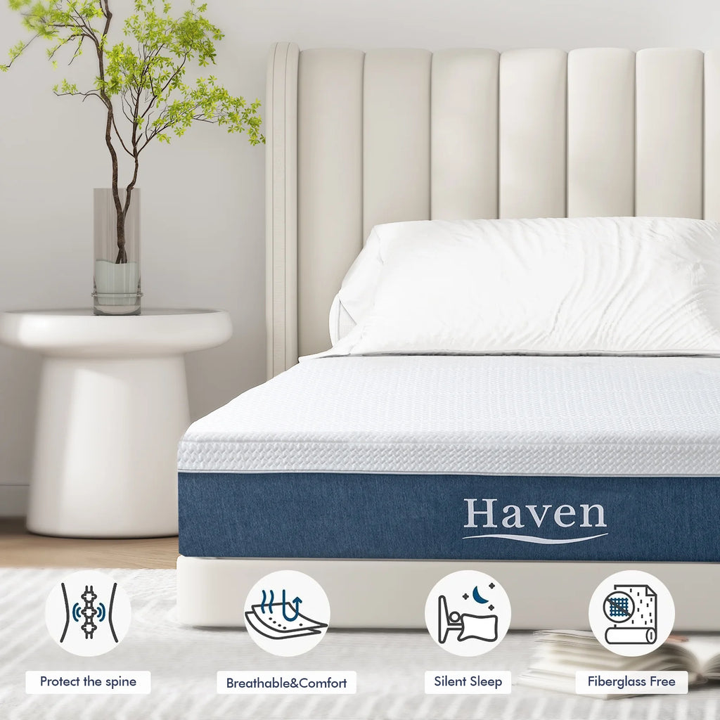 Twin 12 inch Memory Foam Mattress Q382