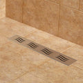 Brushed Stainless Steel Linear Shower Drain X743628