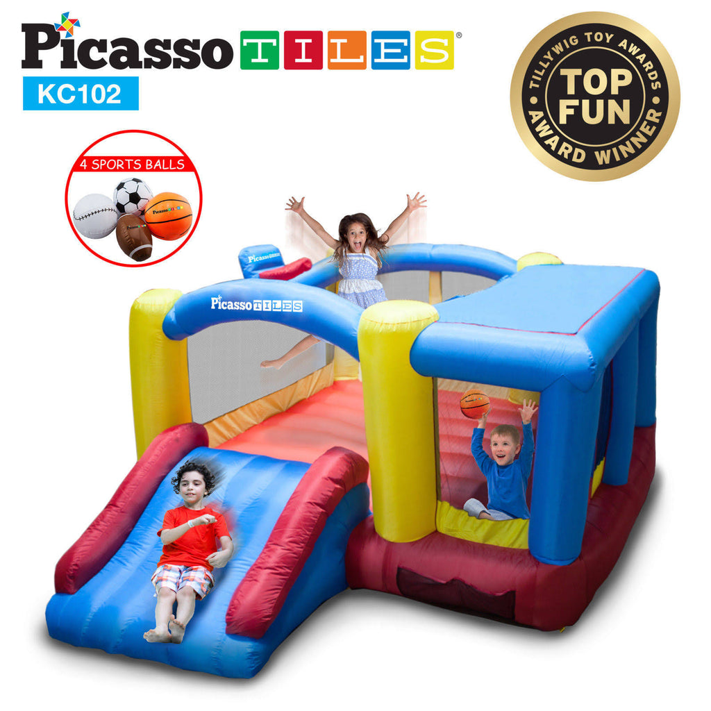 Inflatable Bouncer Jumping House with Slide H27082