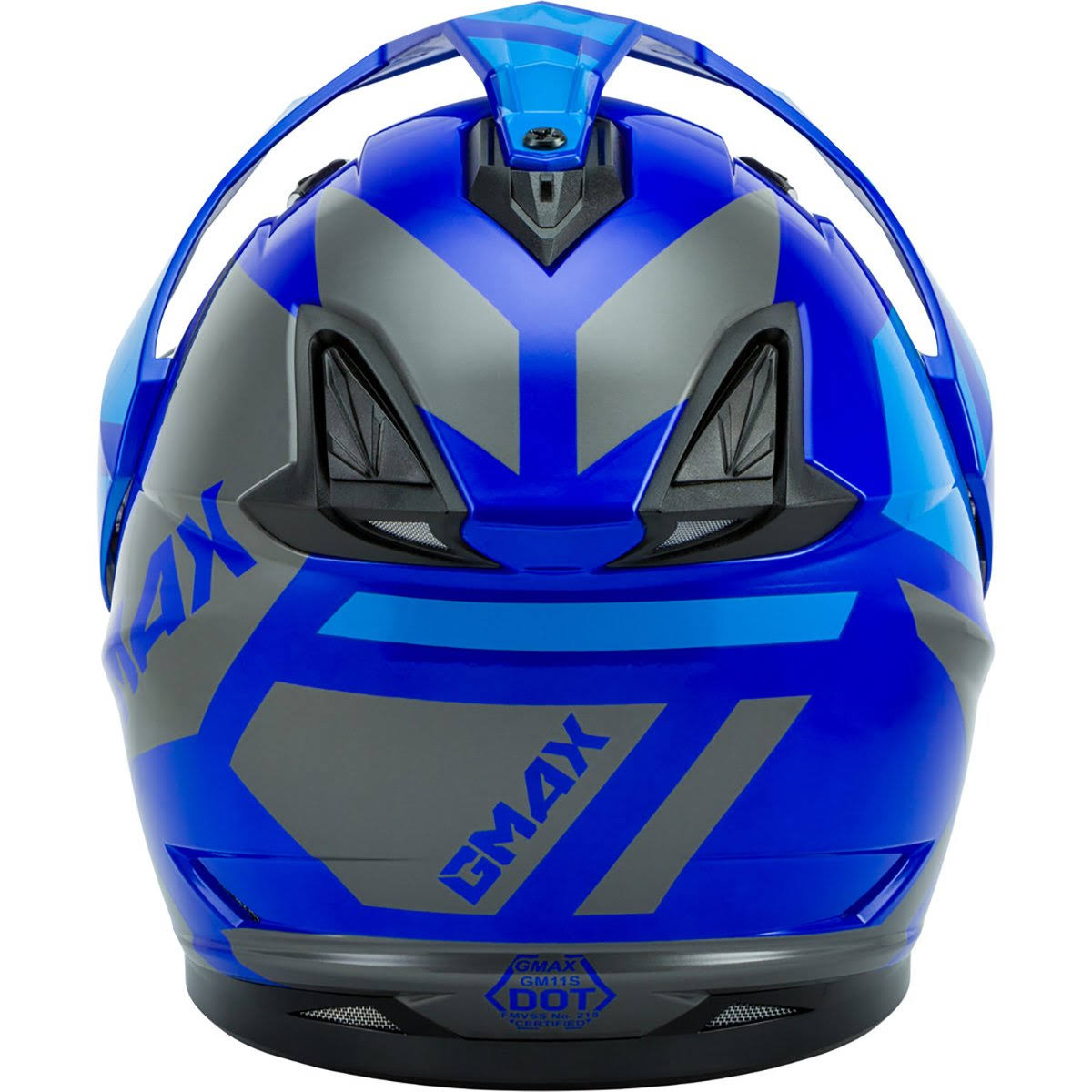 Matte Black Red White Dual-Sport Snow Helmet K82930