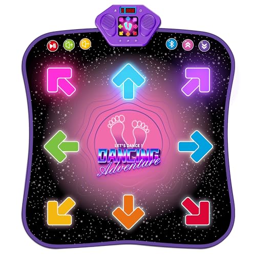 Electronic Dance Mat with Light-up 6-Button Wireless Bluetooth S453732