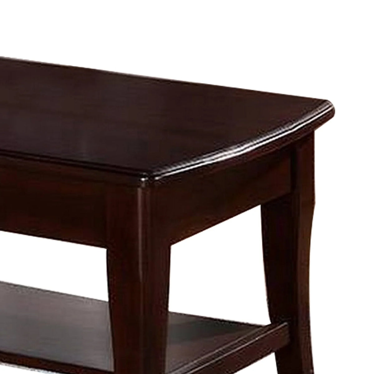48 Inch Wood Coffee Table with 1 Drawer J589244