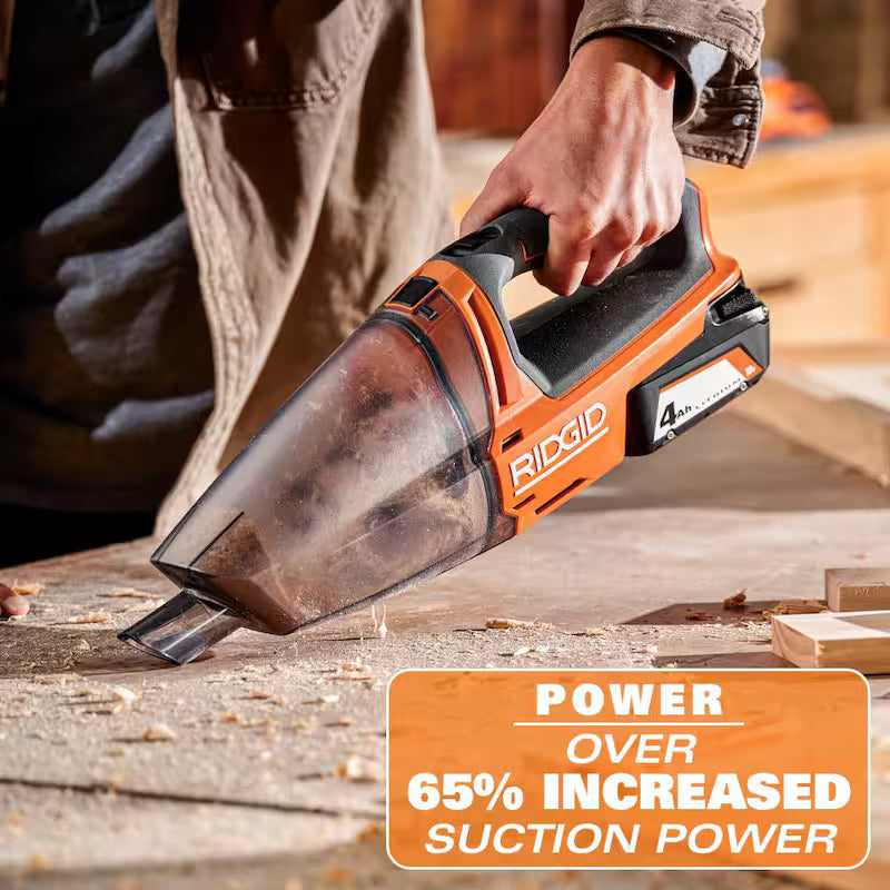 18V Cordless Hand Vacuum Kit with Battery and Charger C562