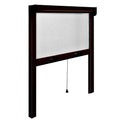 Bronze Aluminum Retractable Insect Screen Frame Kit U2115