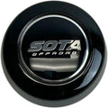 Gloss Black Snap in Wheel Center Cap Pack of 2 R9980