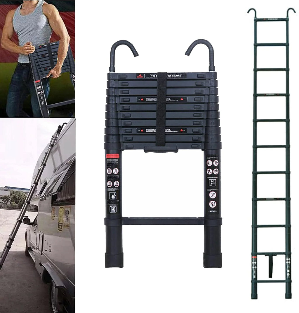 3.2 m Telescopic Ladder with Removable Hook V686
