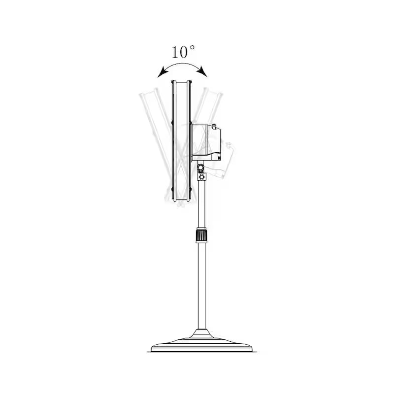 Black Oscillating Pedestal Fan L38344