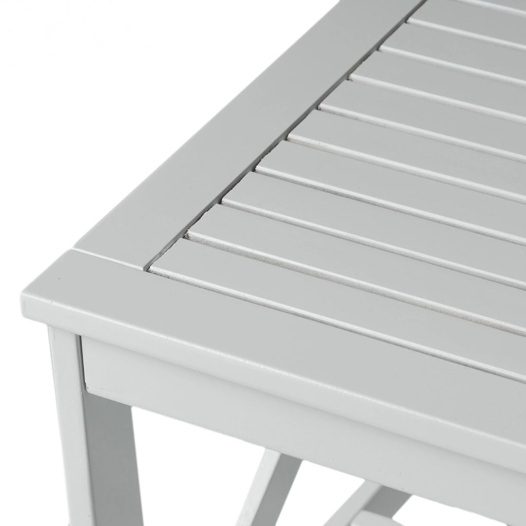 White Acacia Wood Coffee Table M67990