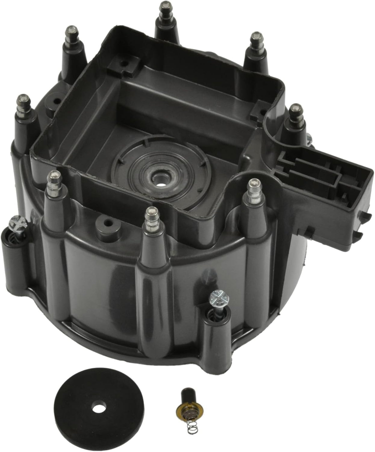 Black Ignition Distributor Cap H822835