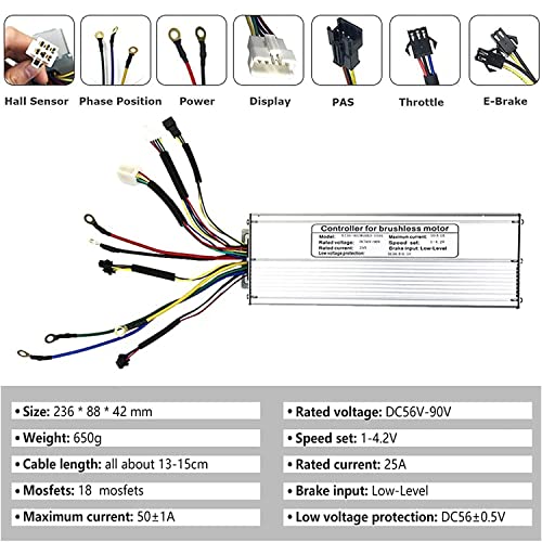 Electric Bike Conversion Kit 48V 1500W 26 inch Front Wheel Hub Motor I781309