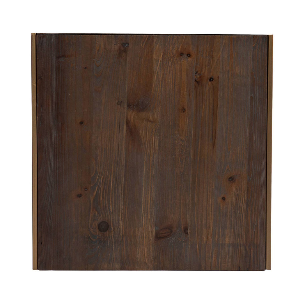 Set of 2 Reclaimed Wood Nested Accent Tables G557855