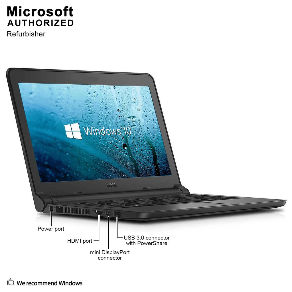 13.3 Business Laptop, Intel 1.6GHZ, 8G DDR3L, 128G SSD, Windows 10 Pro 64 (Reused) L122422