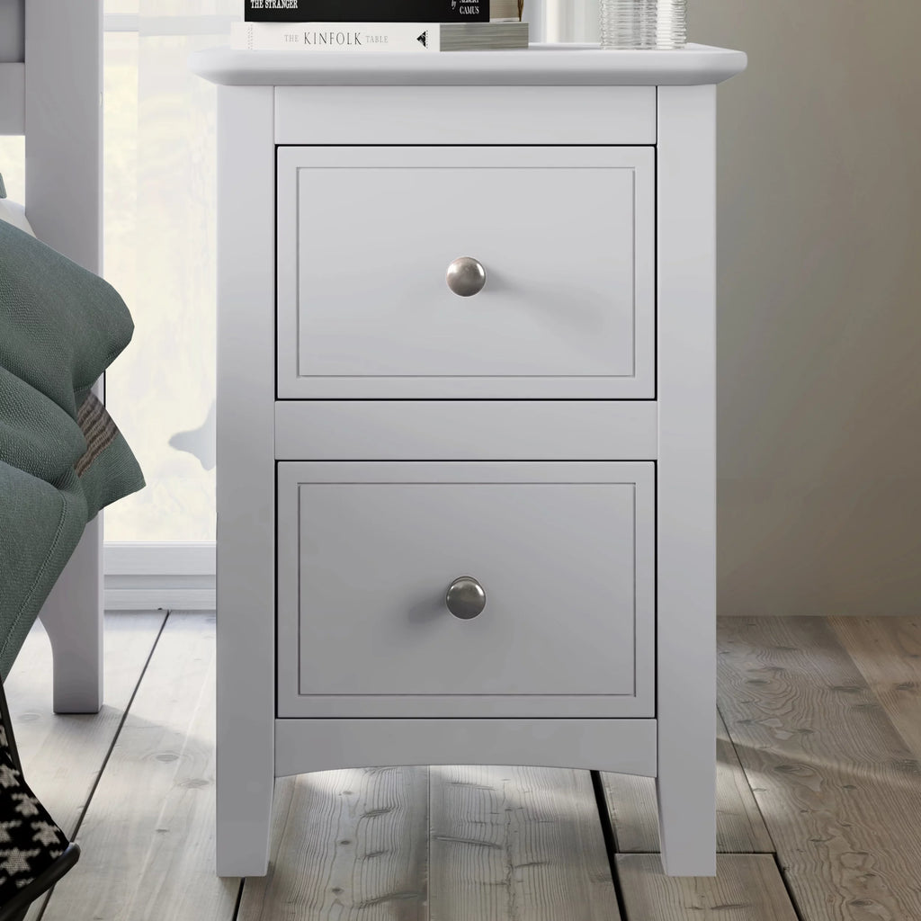 White Solid Wood 5 Pieces King Bedroom Set S953