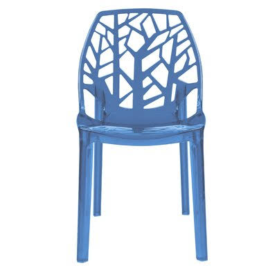 Transparent Blue Dining Chair H6521