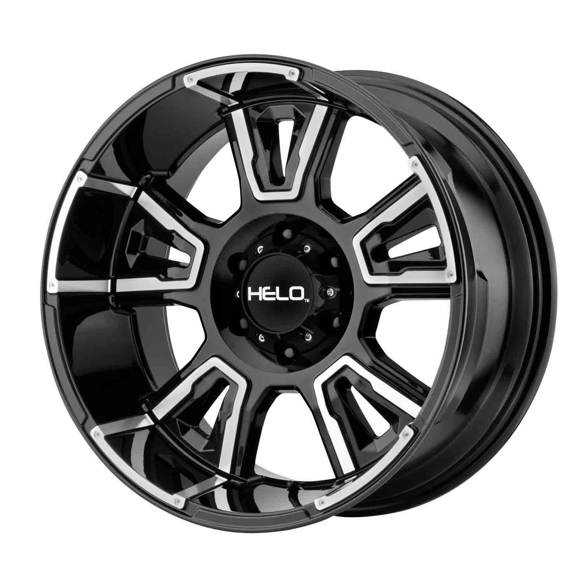 Gloss Black Machined 20x9 8x165.1 0mm U6802
