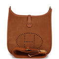 Gold Leather Crossbody Bag R328102