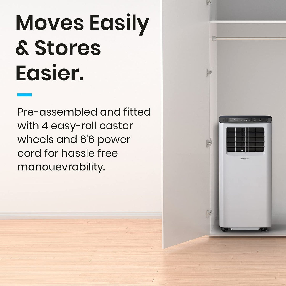 4 in 1 Portable Air Conditioning Unit with Fan, Dehumidifier, Window Venting Kit W993817