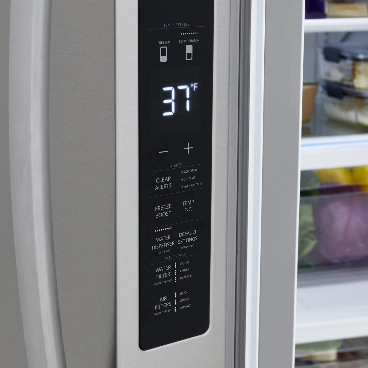 36 In 28.8 Cu. Ft. Stainless Steel French Door Refrigerator V18737