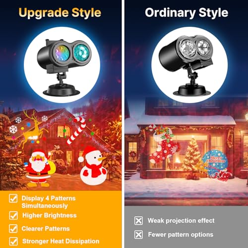 Outdoor Holiday Projector Light with Remote M9666