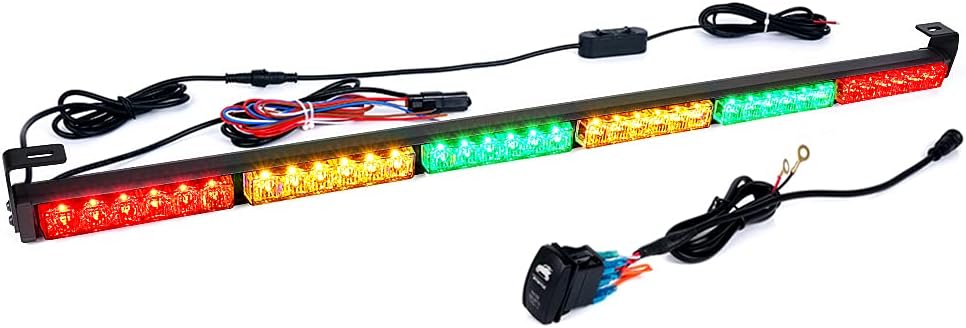 36 Rear LED Chase Light Bars with Strobe Brake Reverse Turn Signal Light D965020