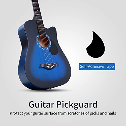38 in Cutaway Acoustic Guitar Beginner Kit with Gig Bag W991365