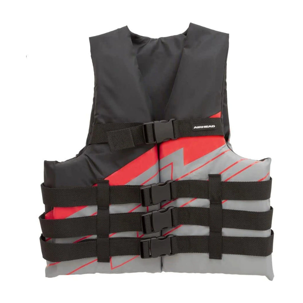 Adult S/M Life Jacket Gray/Red I5351