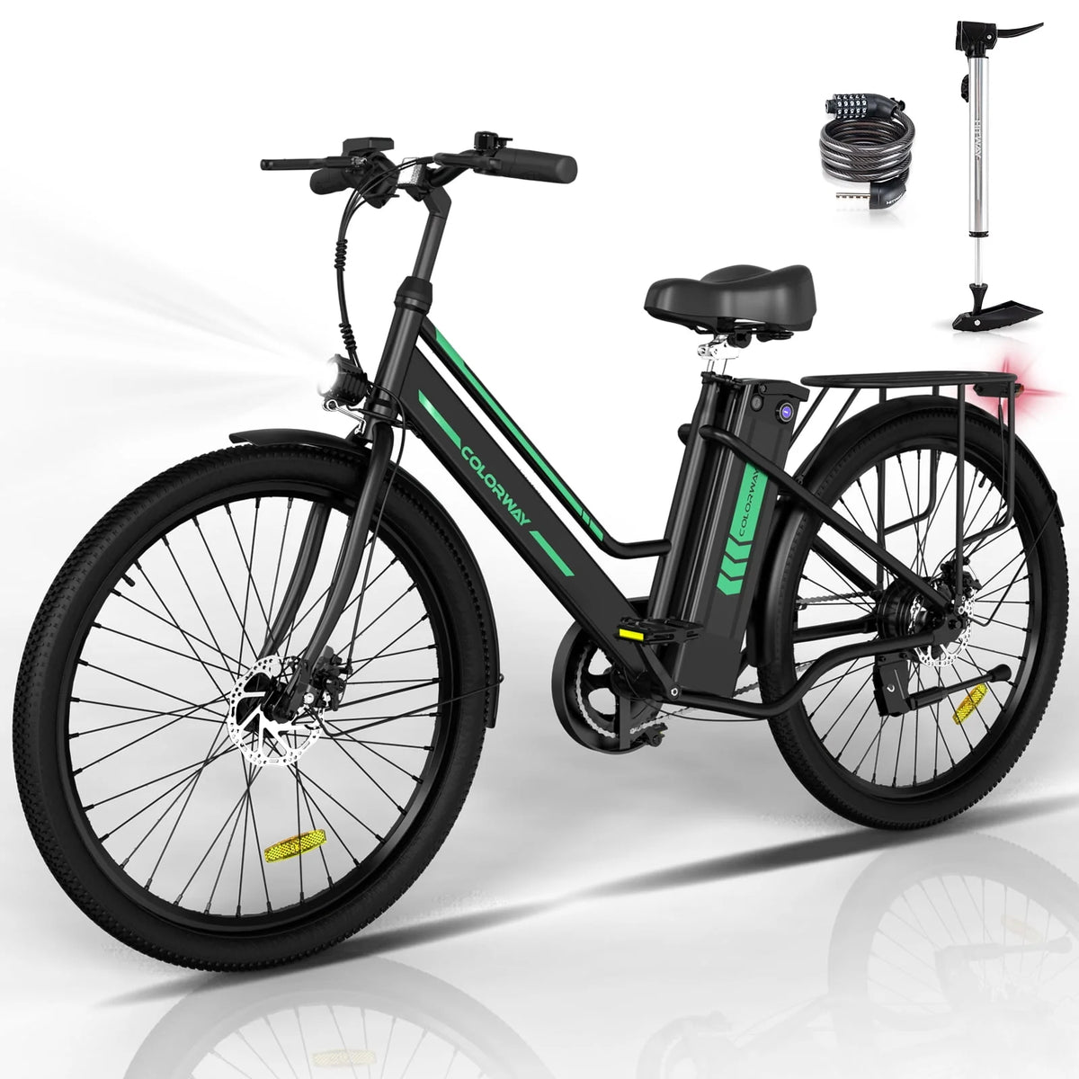Electric Bike 500W Motor 36V 12AH Removable Battery U371719