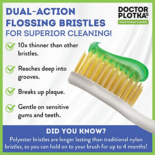 Extra Soft Bristle Manual Toothbrush, 4 Pack U25389