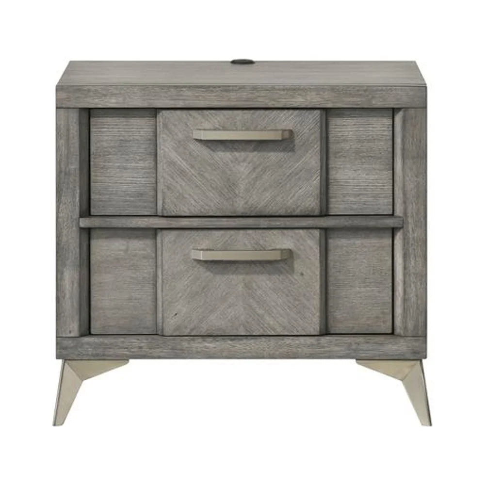 2 Drawer Nightstand H907