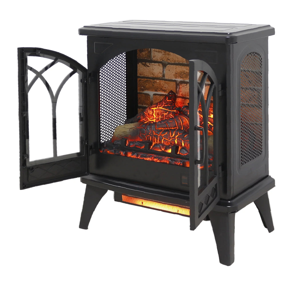 24 Inch 3D Infrared Electric Stove with Remote Control L943