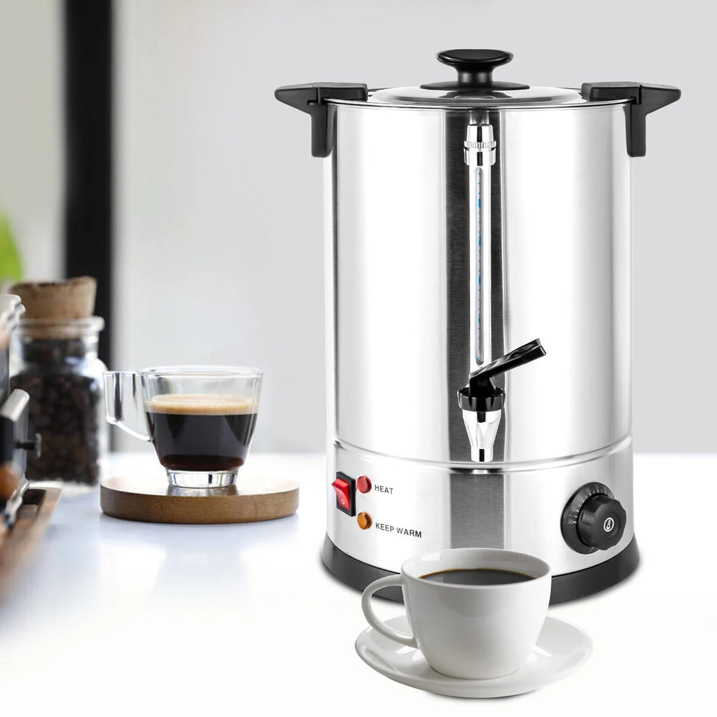 Commercial Grade Stainless Steel 12L Coffee Urn D329