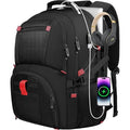 Black 50L Travel Laptop Backpack 17 Inch Q446