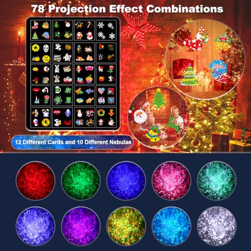 Outdoor Holiday Projector Light with Remote M9666