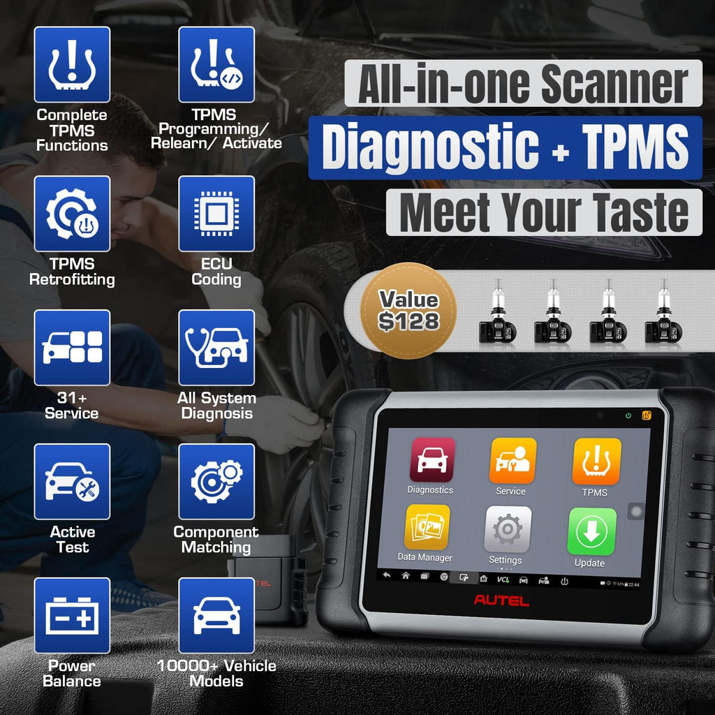 Bi-Directional Control 31+ Service All System Diagnostics Scanner E8635