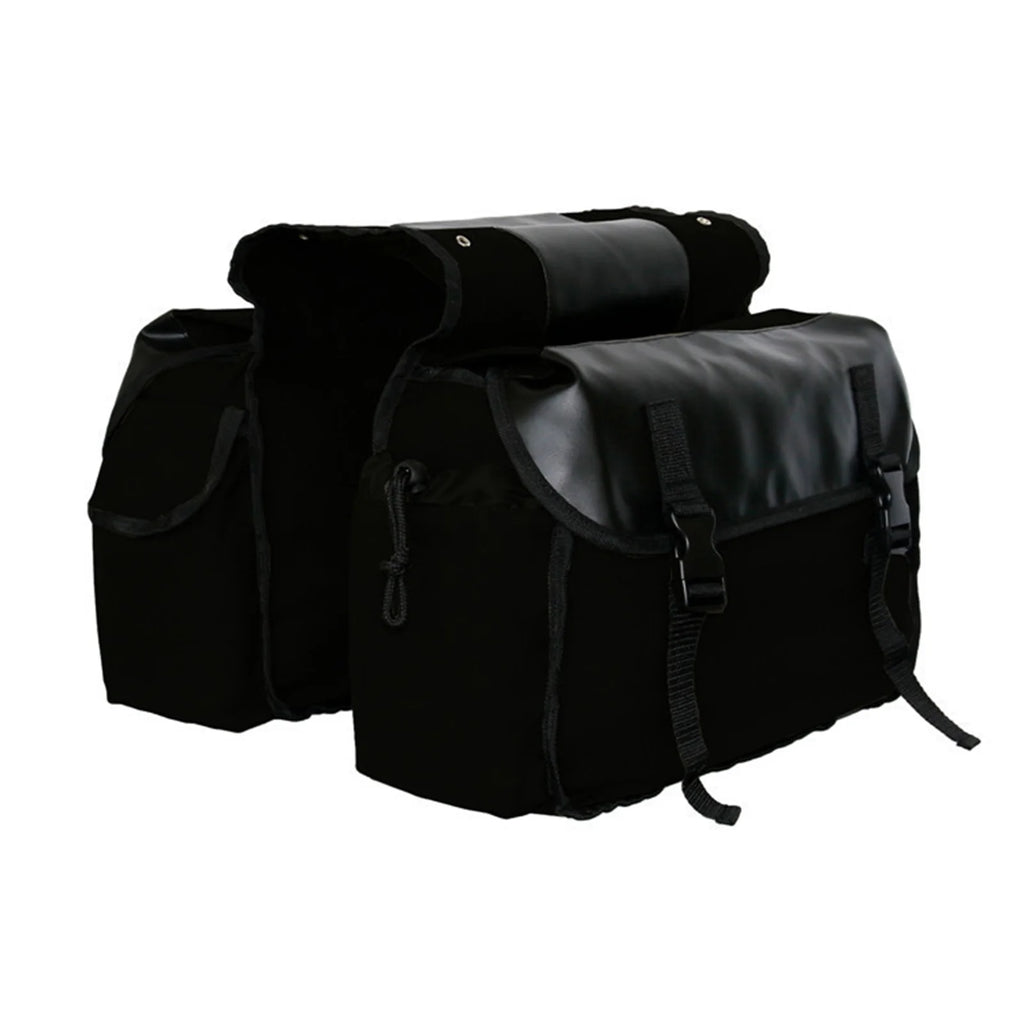 Large Capacity Canvas Waterproof Motorcycle Saddle Bag C377