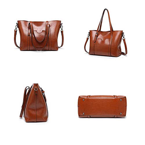 Large Vegan Leather Crossbody Tote Bag G78237
