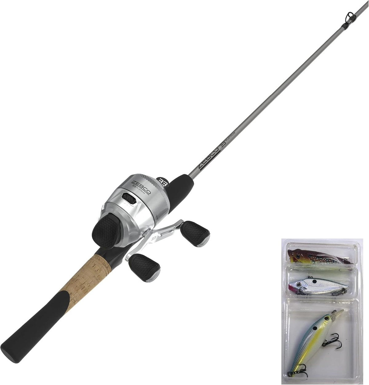 Spincast Reel and Fishing Rod Combo O499