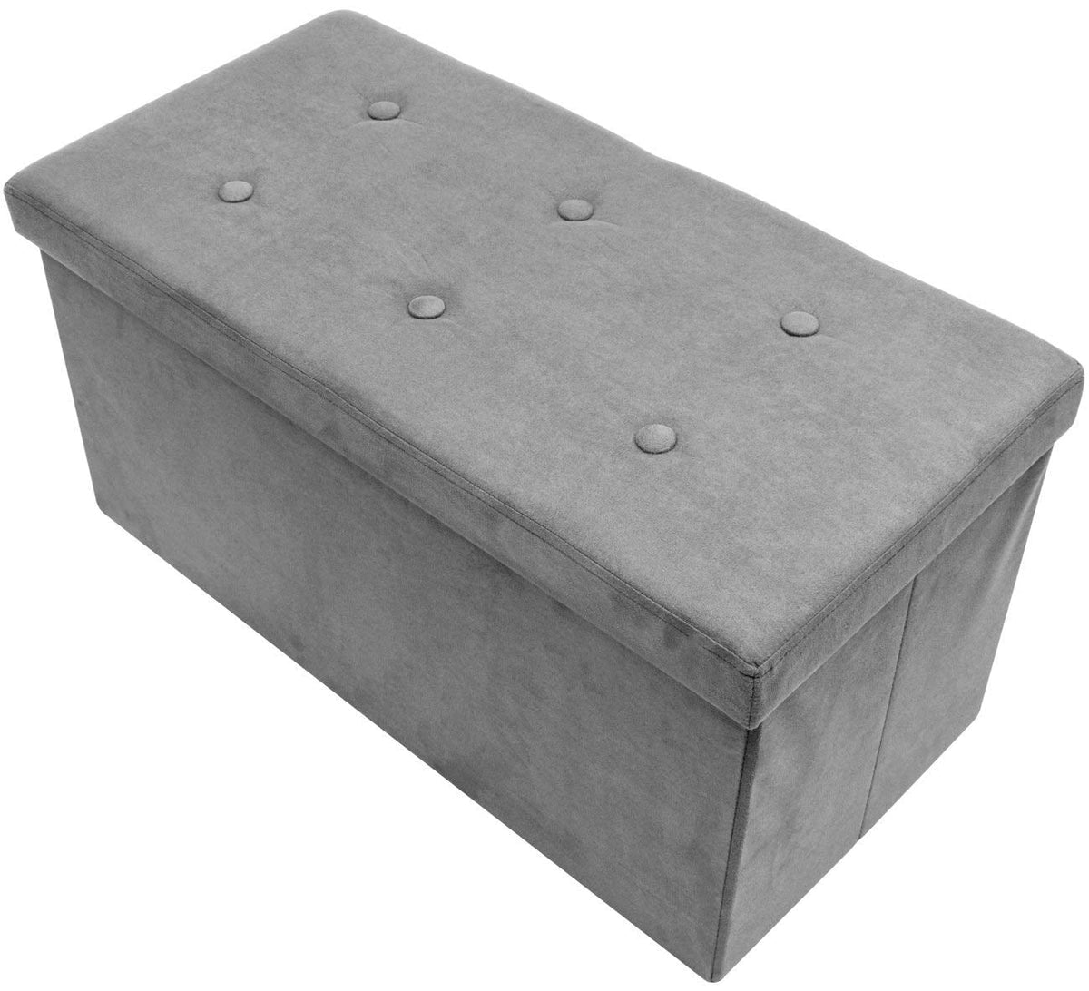 Collapsible Folding Storage Bench Ottoman with Cover D14732