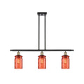 Black Antique Brass 3 Light Island Light G6614