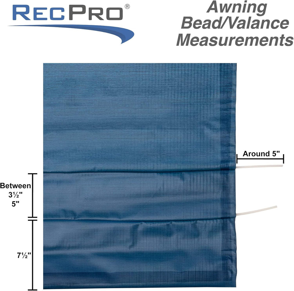 Gray Heat Sealed 12 Foot RV Awning Fabric Replacement L704