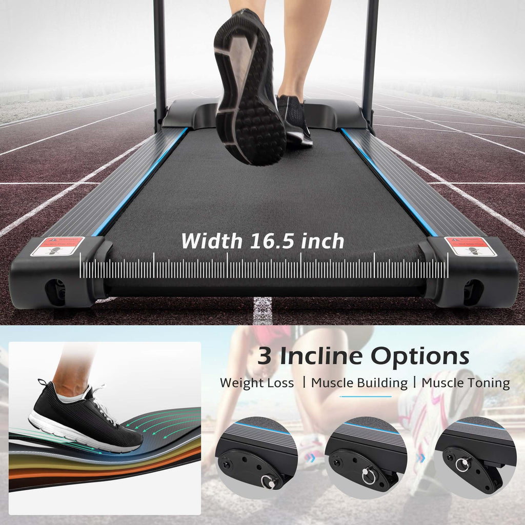 2.5HP Folding Treadmill with Incline L616