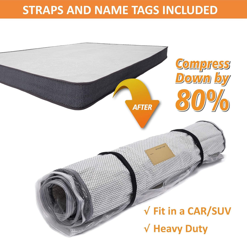 Mattress Vacuum Sealable Bag with Straps W445265