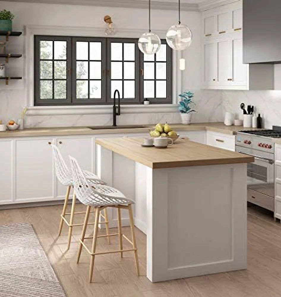 White Counter Chair Set of 2 P788