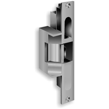 Electric Strike with Latchbolt and Locking Cam Monitor Bright Stainless Steel Q110861